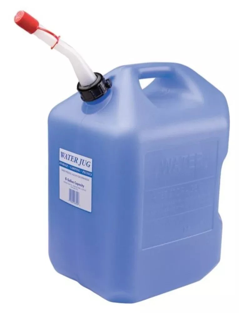 Midwest Can 6700 2-Handle Water Can 6 gal. Capacity, Blue