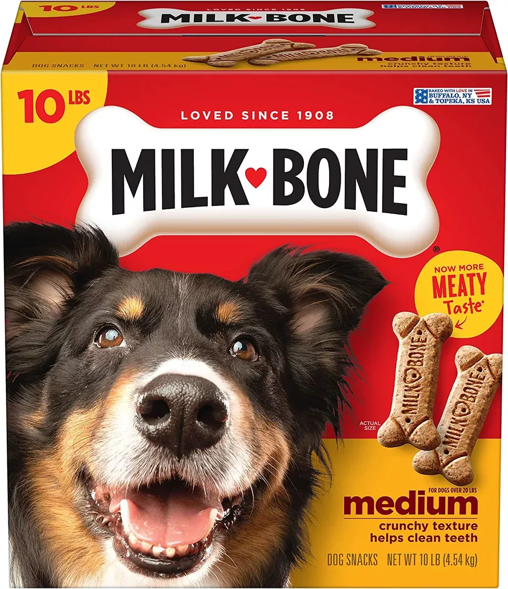 Milk-Bone 7910092501 10 lbs Original Biscuit Treats for Medium Dogs