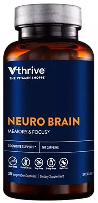 Neuro Brain - Cognitive, Focus & Memory Support - Caffeine-Free (30 Veg Cap)