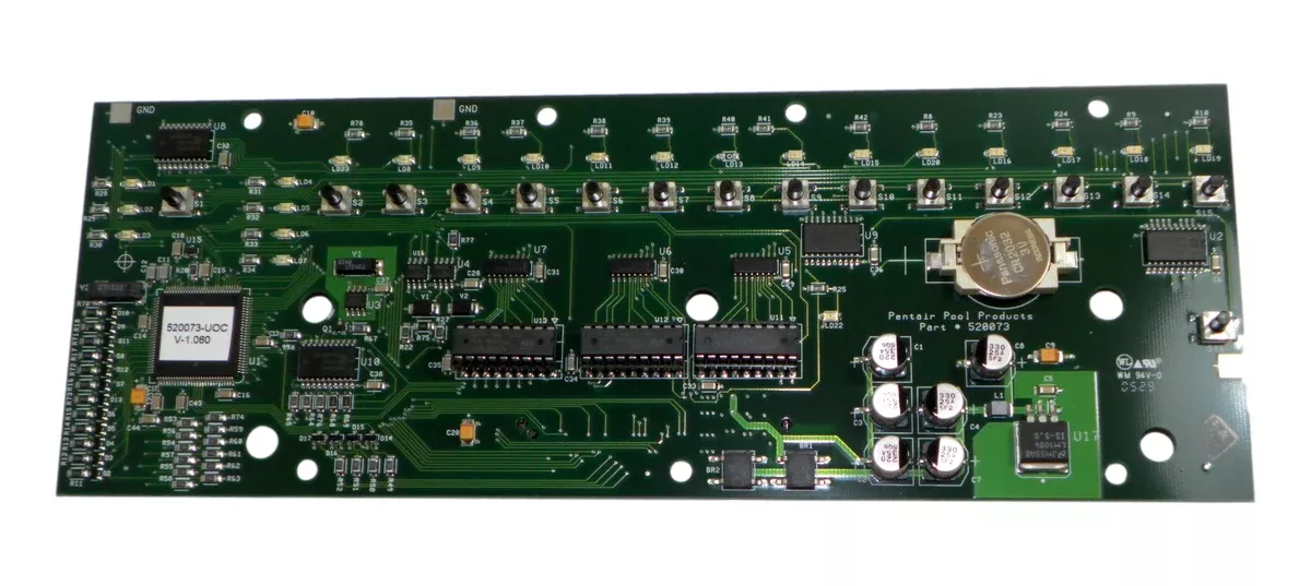 Pentair 520287 UOC Motherboard Version: 1060 for Pentair IntelliTouch