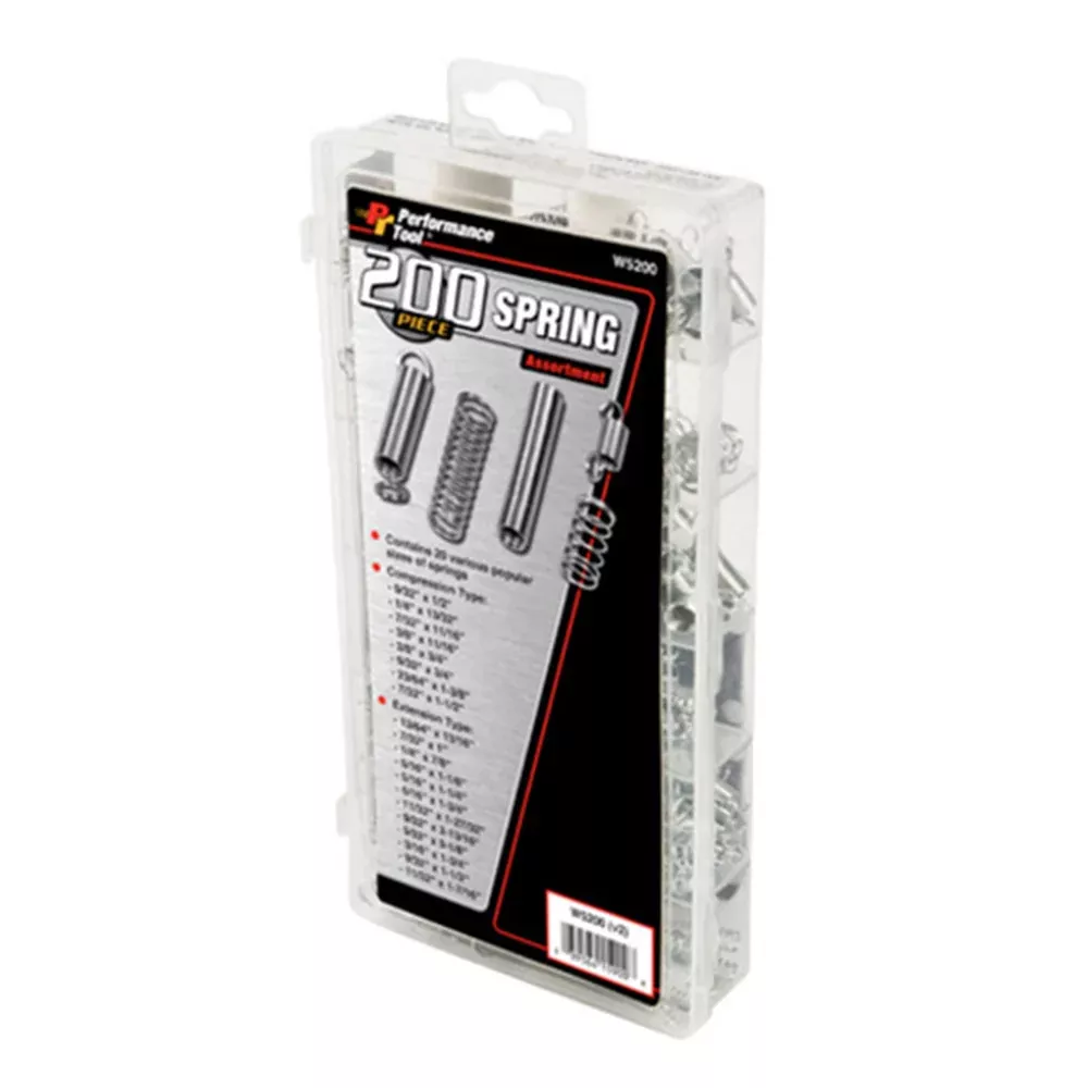 Performance Tool W5200 Spring Assortment - 200 Pieces