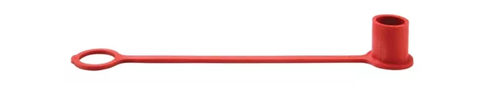 Pioneer VP5209-4M-RE-CS Dust Cap for 1/2" ISO Tip,Red for Identification, Rubber