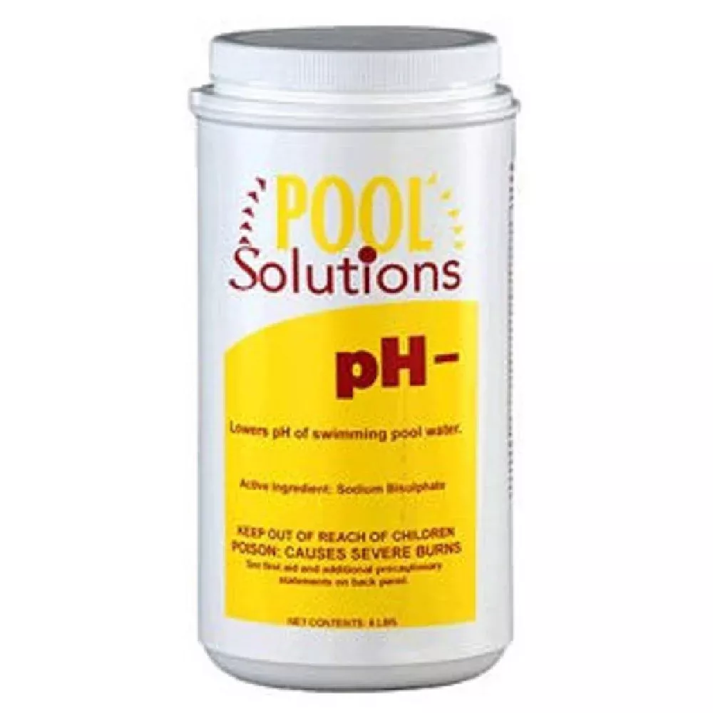 Pool Solutions P32006DE pH Down Decreaser Plus 6lb