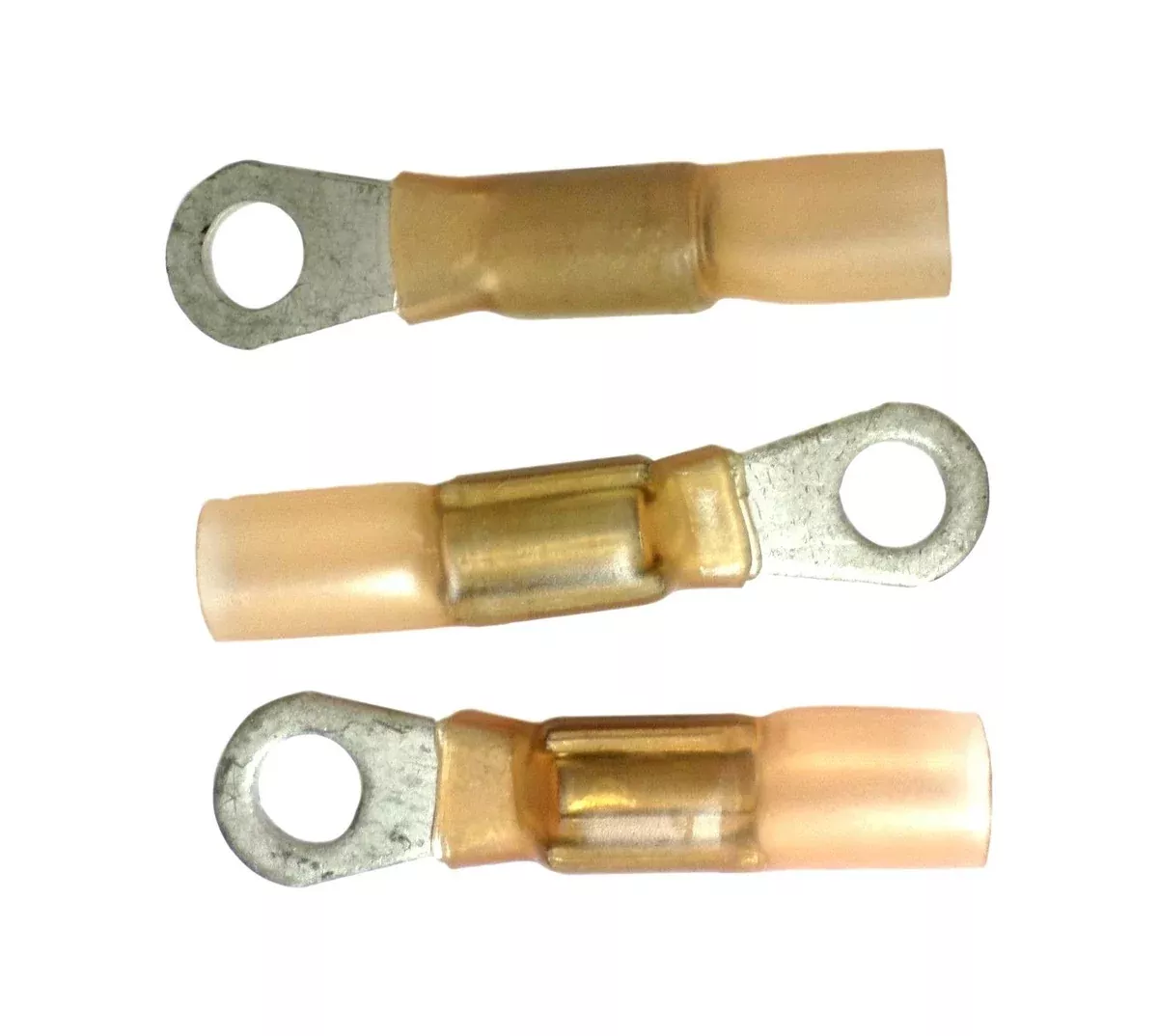 Power Path Cooper 784406 (3pc) #10 Screw Solid Seal Ring Terminal 20-18 Gauge