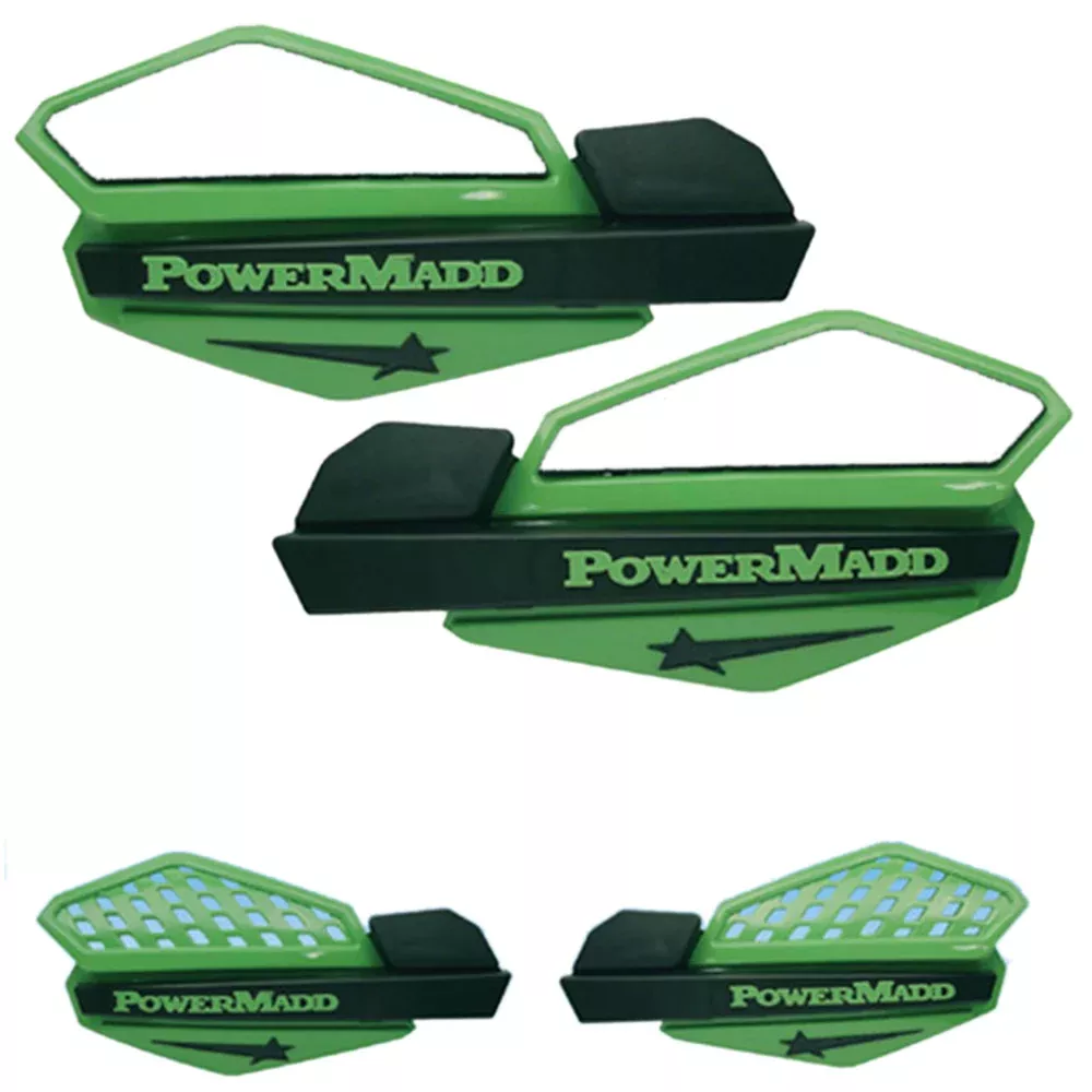 Powermadd 34203 Star Handguard System - Green/Black