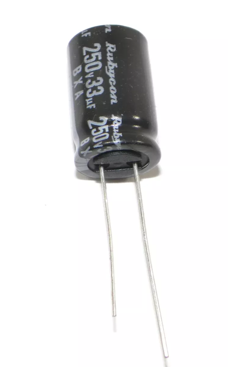 Rubycon T0020 Radial Electrolytic Capacitor 33uF 250V 20% Tolerance 1 Piece