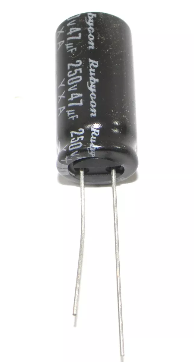Rubycon YXA Radial Electrolytic Capacitor 47uF 250V 20% Tolerance 1 Piece