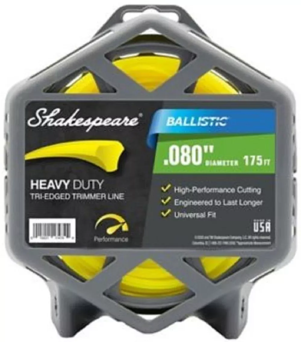 Shakespeare 17474 Universal Ballistic Triangle Shape Trimmer Line 0.08" x 175ft