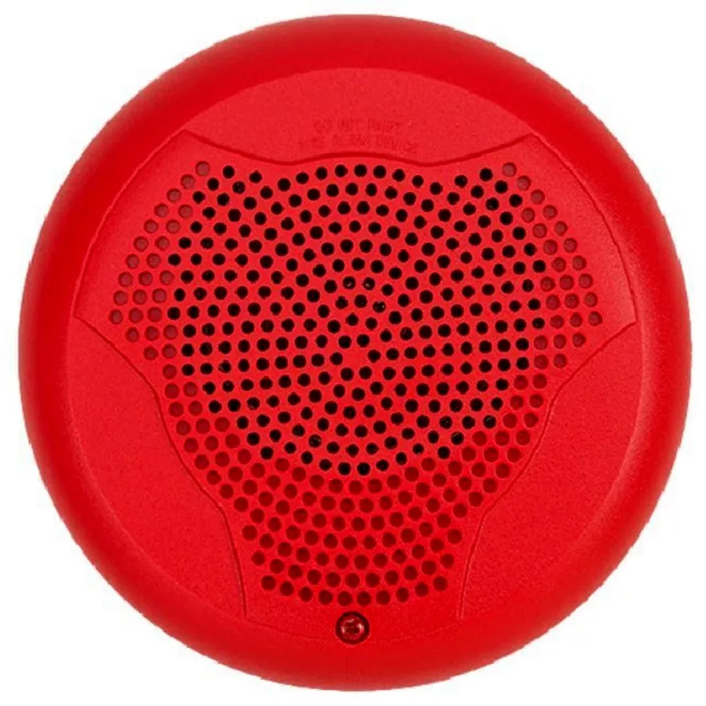 SpectrAlert Advance- Sytem Sensor SPCRV Ceiling Speaker - High Volume - Red
