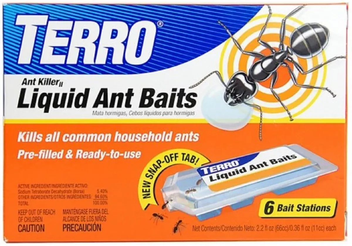 TERRO T303 Indoor Liquid Ant Baits 2.2 fl. oz 6 Pack