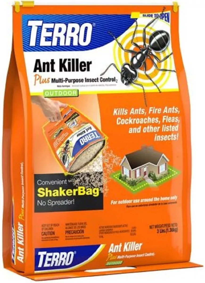 TERRO T901-6 Ant Killer Plus Granules 3lb Outdoor