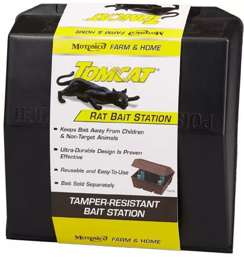 Tomcat 33450 Indoor and Outdoor Rat and Mice Bait Station