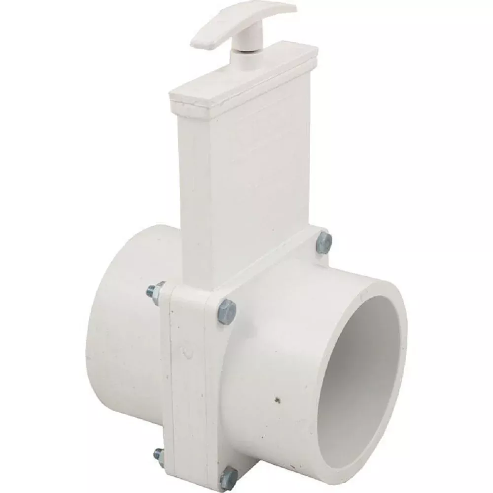Valterra 6301 3" Slip PVC Gate Valve - White
