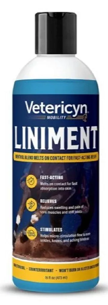 Vetericyn 1810 Mobility Liniment for Sore and Joints Muscle Relief in Horses