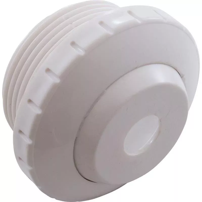 Waterway 400-1410CB 1.5" MPT 3.37" FD 0.5" Orifice Eyeball Fitting - White