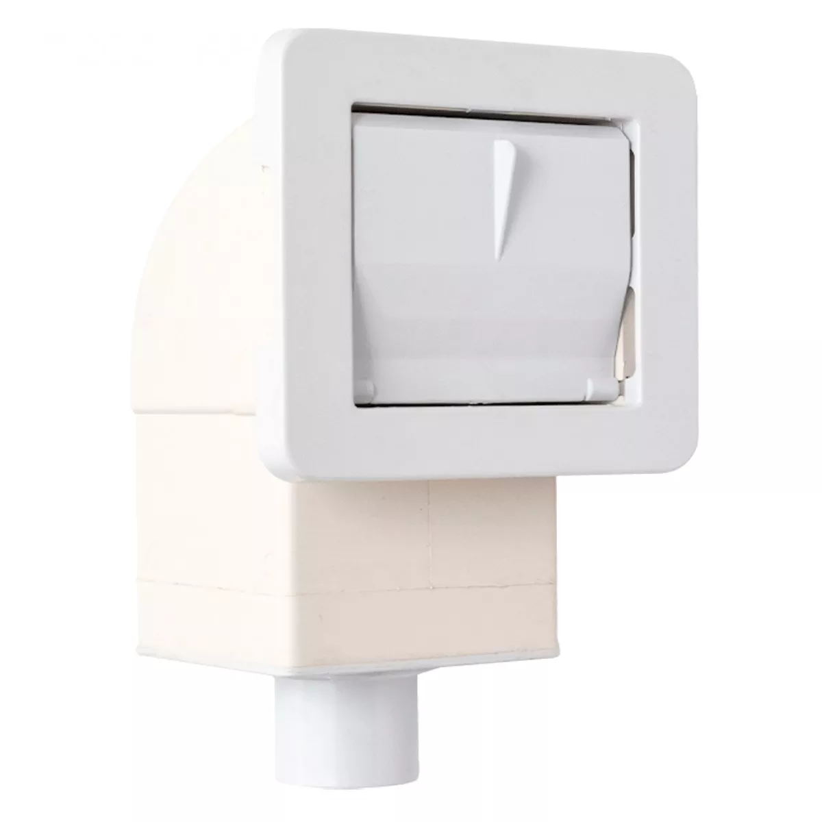 Waterway 510-1500 1.5″S X 2″ Spigot Front Access Square Spa Skimmer, White